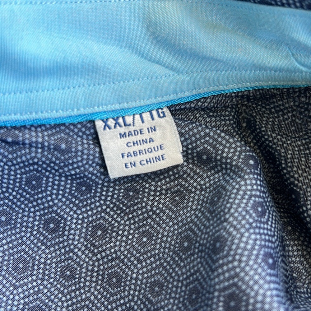Tommy Bahama Men's Blue Patterned Shirt - Picture 8 of 13